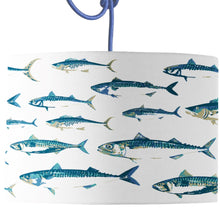 Load image into Gallery viewer, Wholesale Mackerel Lamp Shade - Mustard and Gray Trade Homeware and Gifts - Made in Britain
