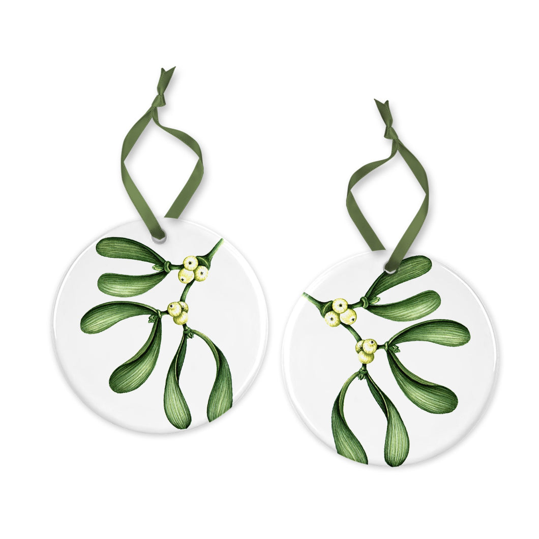 Wholesale Mistletoe Christmas Decoration - Mustard and Gray Trade Homeware and Gifts - Made in Britain
