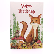 Load image into Gallery viewer, Wholesale Nature Birthday Card - Mustard and Gray Trade Homeware and Gifts - Made in Britain
