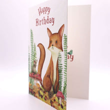 Load image into Gallery viewer, Wholesale Nature Birthday Card - Mustard and Gray Trade Homeware and Gifts - Made in Britain

