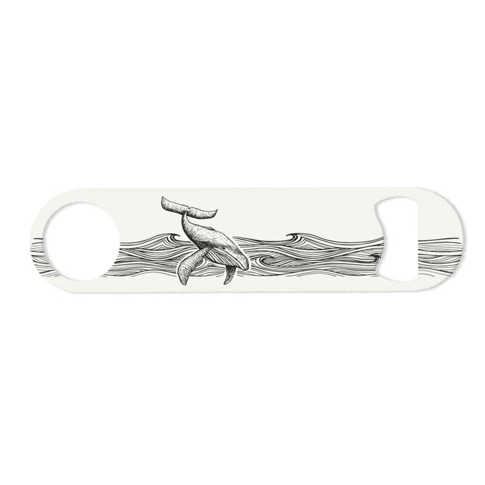 Wholesale Night Whale Bottle Opener - Mustard and Gray Trade Homeware and Gifts - Made in Britain