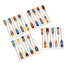 Load image into Gallery viewer, Wholesale Oars Ceramic Coasters - Mustard and Gray Trade Homeware and Gifts - Made in Britain
