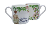 Load image into Gallery viewer, Wholesale Obstinate, Headstrong Girl! (Jane Austen) 350ml Mug - Mustard and Gray Trade Homeware and Gifts - Made in Britain
