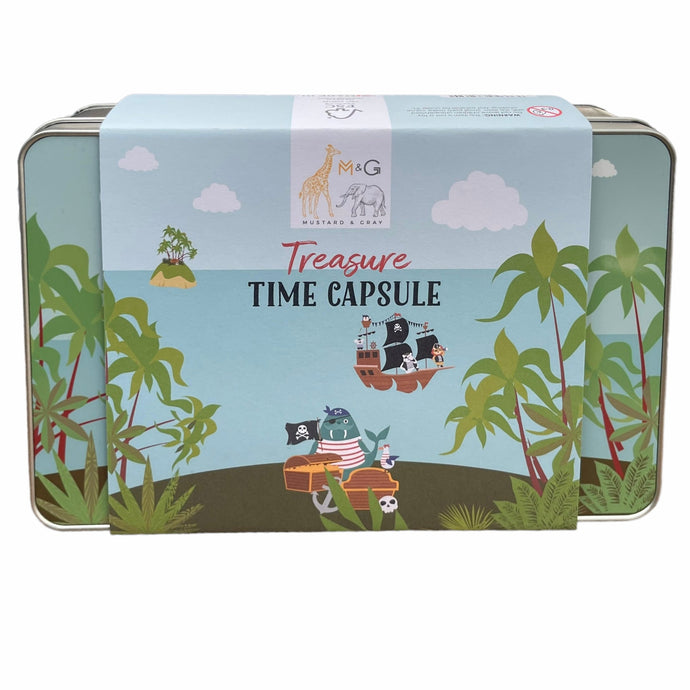 Wholesale Pirate Time Capsule - Mustard and Gray Trade Homeware and Gifts - Made in Britain