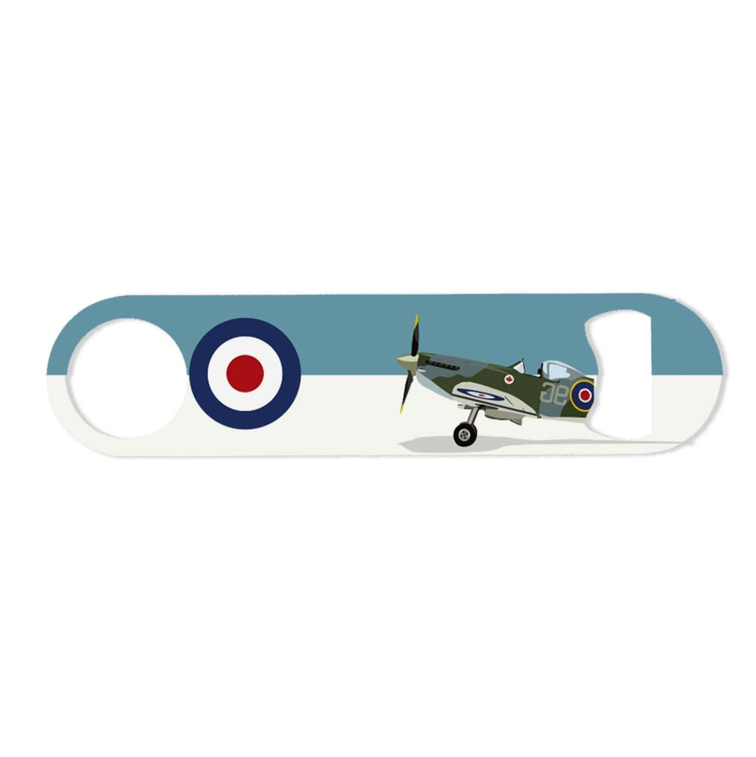 Wholesale Spitfire Bottle Opener - Mustard and Gray Trade Homeware and Gifts - Made in Britain
