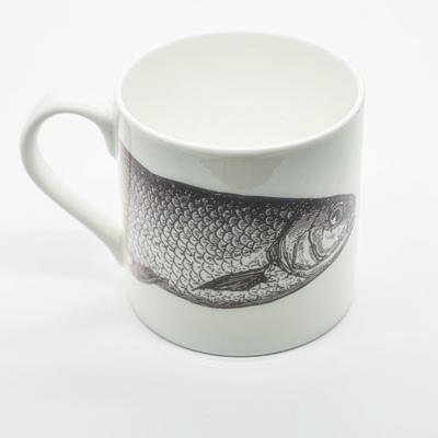 Wholesale Ticklerton Tench 350ml Mug - Mustard and Gray Trade Homeware and Gifts - Made in Britain
