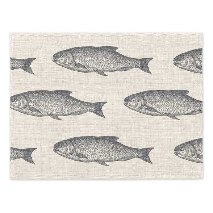 Wholesale Ticklerton Trout (Set of Four) - Mustard and Gray Trade Homeware and Gifts - Made in Britain