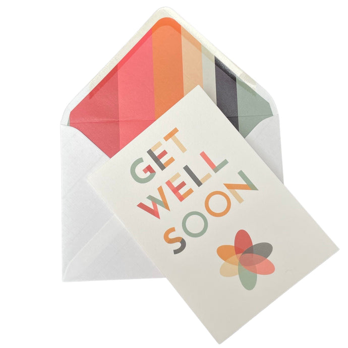 Wholesale Toco Get Well Soon Greetings Card - Mustard and Gray Trade Homeware and Gifts - Made in Britain