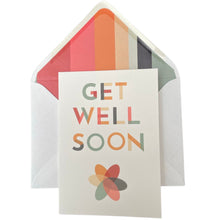 Load image into Gallery viewer, Wholesale Toco Get Well Soon Greetings Card - Mustard and Gray Trade Homeware and Gifts - Made in Britain
