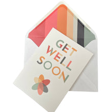 Load image into Gallery viewer, Wholesale Toco Get Well Soon Greetings Card - Mustard and Gray Trade Homeware and Gifts - Made in Britain
