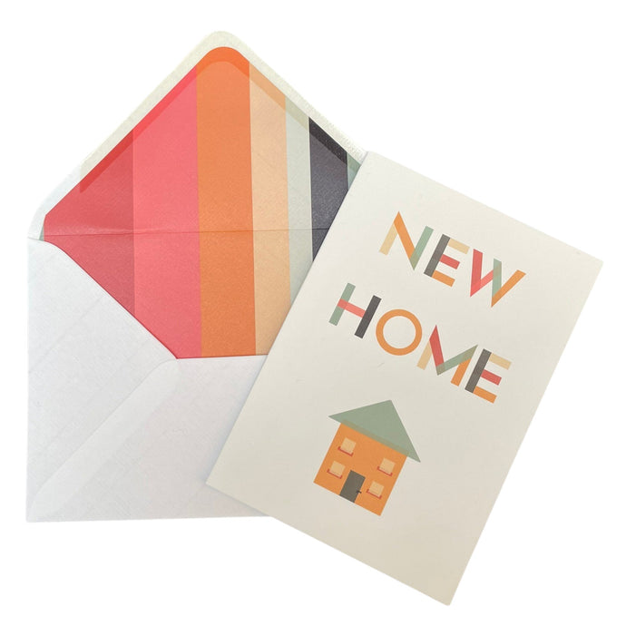 Wholesale Toco New Home Greetings Card - Mustard and Gray Trade Homeware and Gifts - Made in Britain