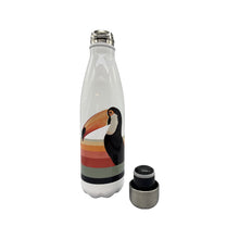 Load image into Gallery viewer, Wholesale Toco Toucan Chilli Bowling Bottle - Mustard and Gray Trade Homeware and Gifts - Made in Britain

