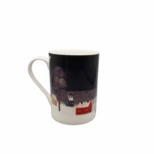 Load image into Gallery viewer, Wholesale Winter Fox Night 250ml Mug - Mustard and Gray Trade Homeware and Gifts - Made in Britain
